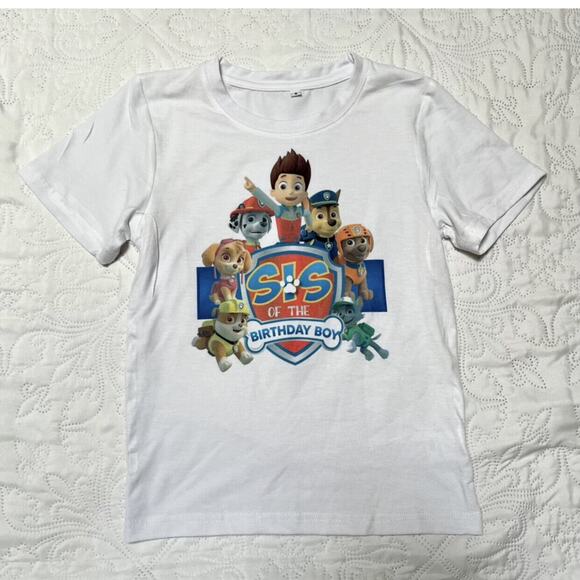 Paw Patrol Birthday Sister Graphic Tee Size S - Picture 2 of 5